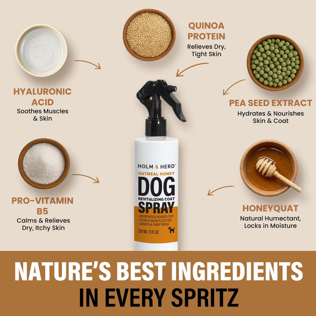 Oatmeal Honey Dog Deodorizing Spray Y537
