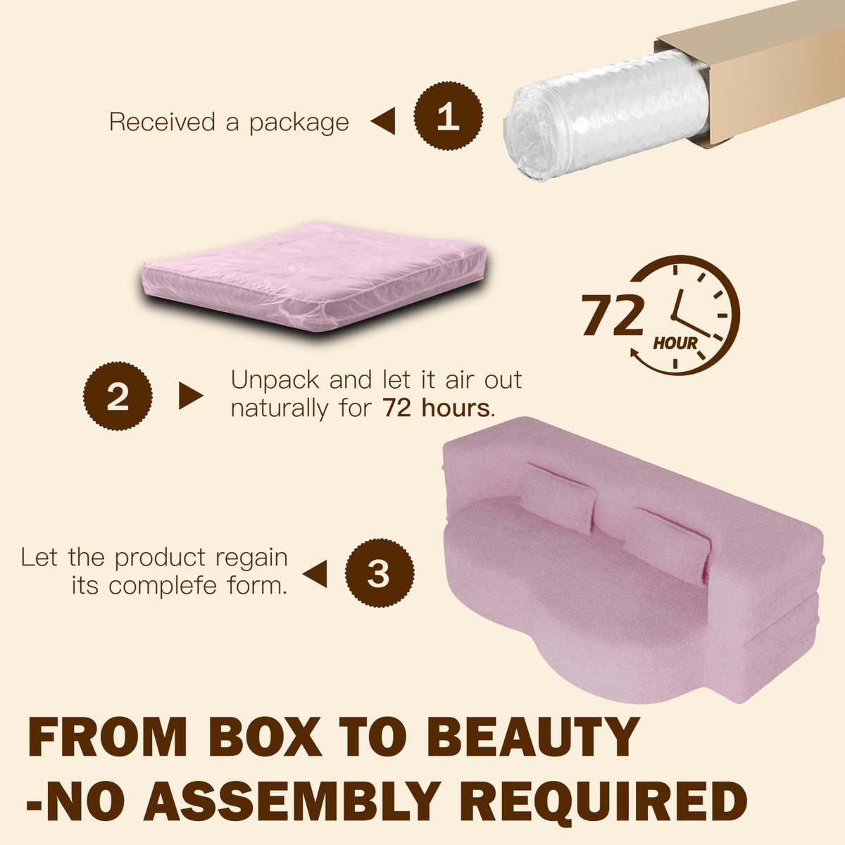 Convertible Futon Sofa Bed H4954