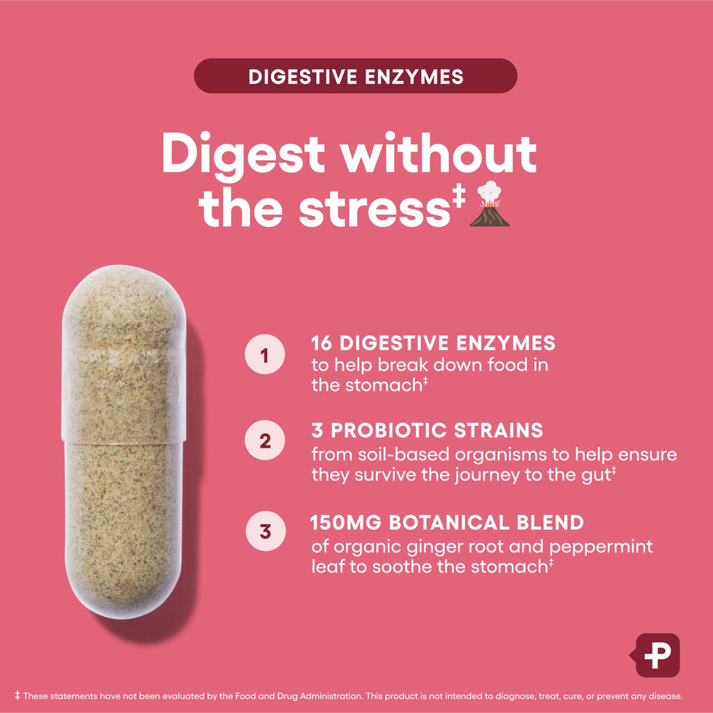 16 Enzyme Digestive Enzymes with Prebiotics & Probiotics P5161