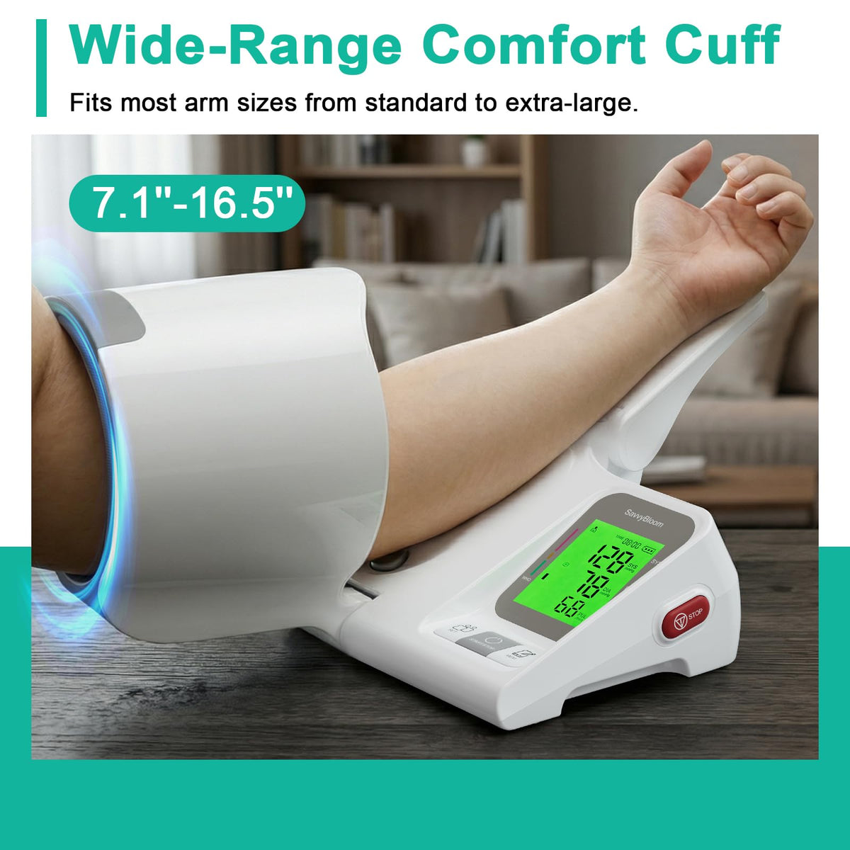 Upper Arm Blood Pressure Monitor XL Cuff U86807