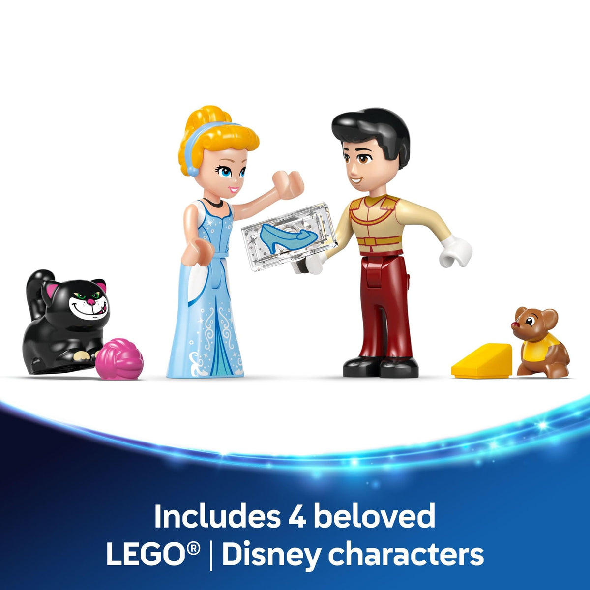 Disney Princess Castle Building Toy with 2 Minidolls Q547030