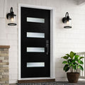 Fiberglass Door with Frosted Glass N99938
