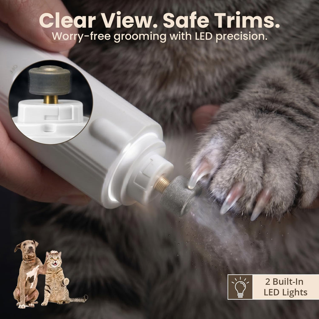2-in-1 Dog & Cat Nail Clipper and Grinder with Light M167