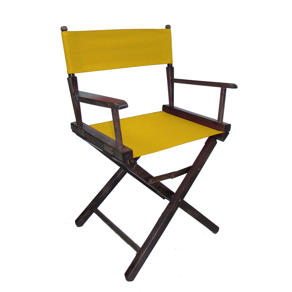 18" Walnut Frame Directors Chair T321