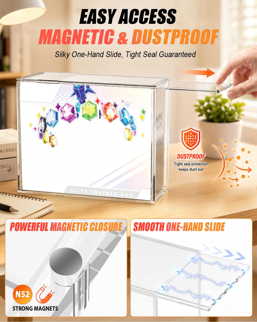 Acrylic ETB Protector Case 3 Pack E3842