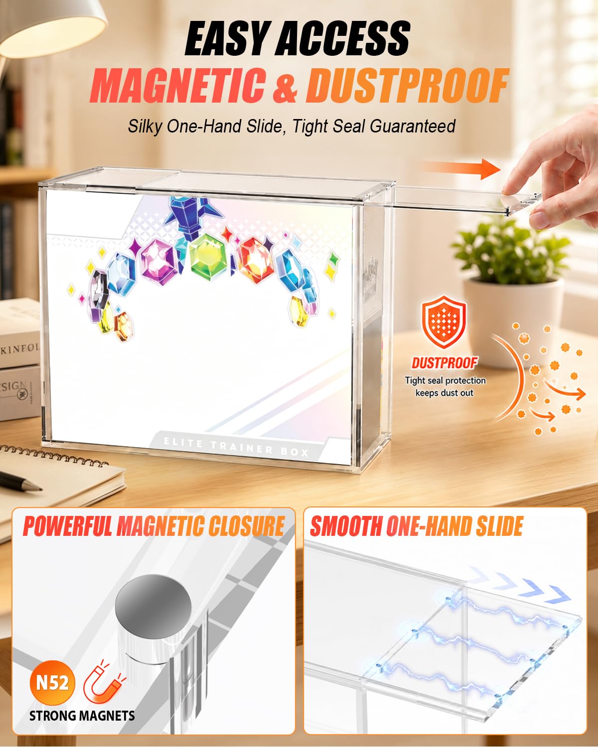 Acrylic ETB Protector Case 3 Pack E3842
