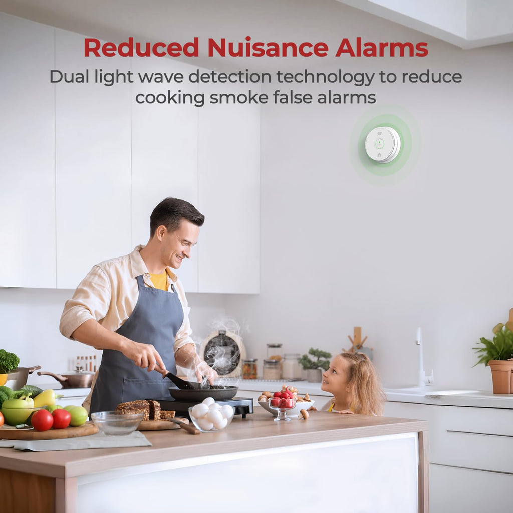 Smoke Detectors 10 Year Sealed Battery Operated 3 Pack C149