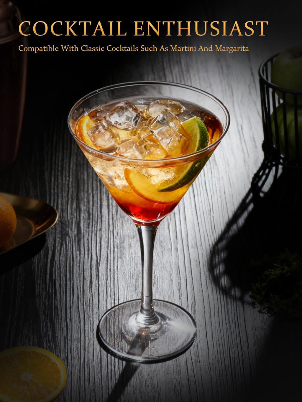 5 oz Crystal Cocktail Glasses Set of 6 N285044