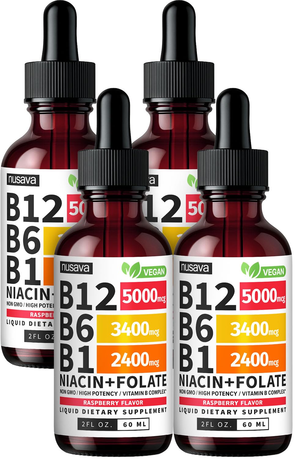 Vitamin B12 5000mcg Liquid Drops Pack of 4 C338