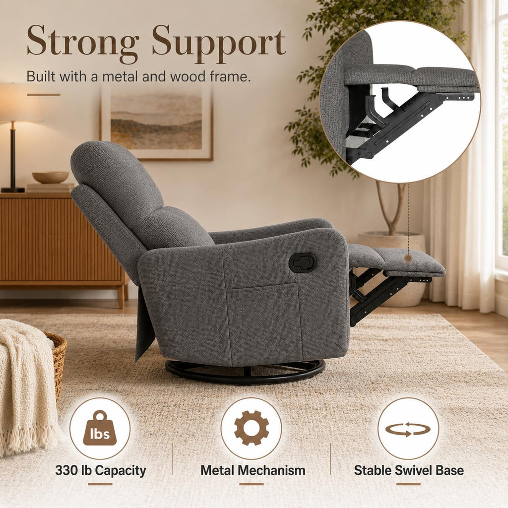 Swivel Rocker Recliner Chair V599214