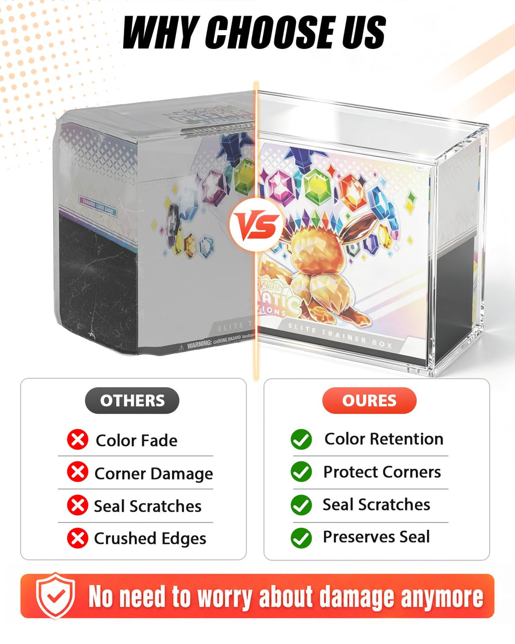 Acrylic ETB Protector Case 3 Pack E3842