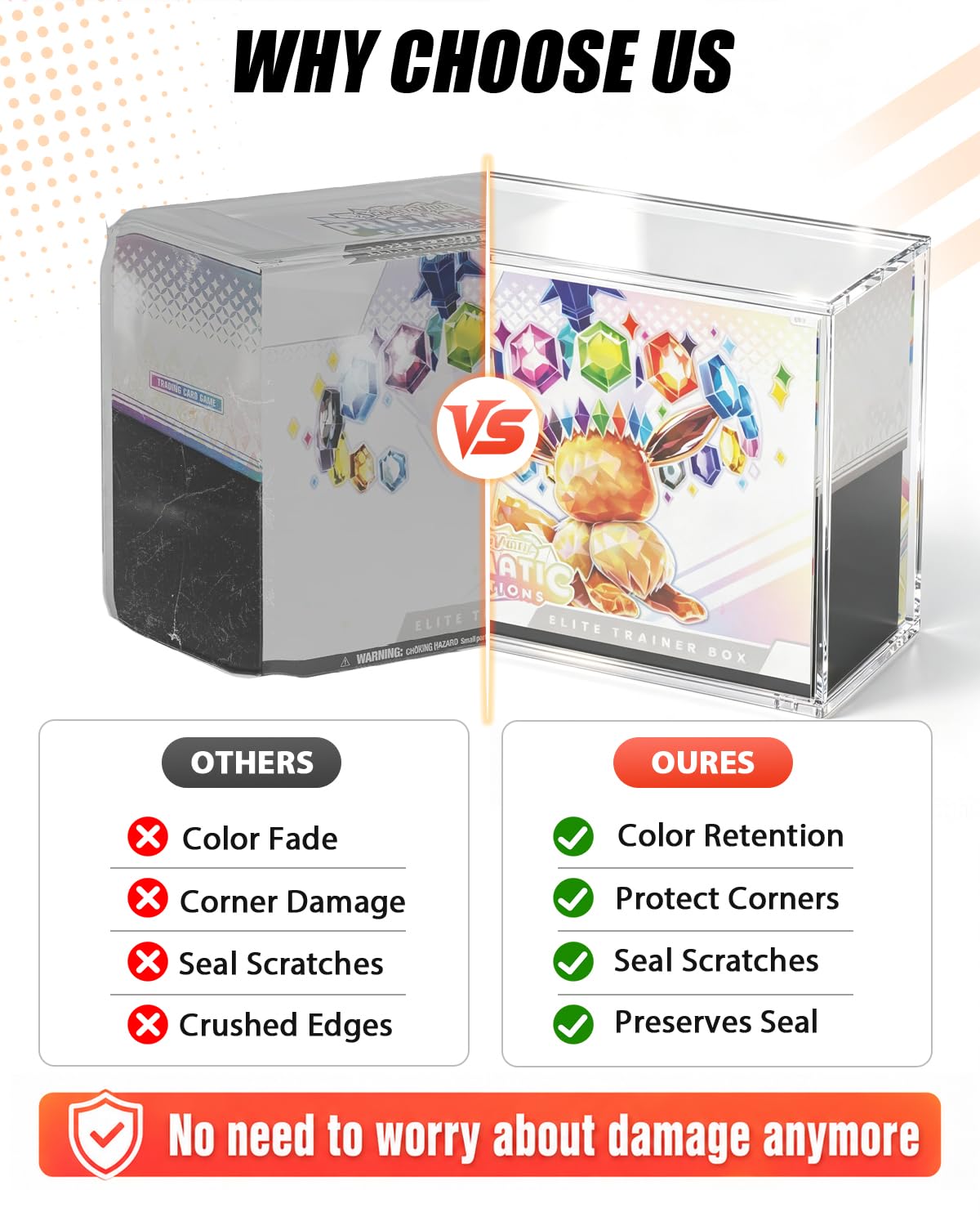 Acrylic ETB Protector Case 3 Pack E3842