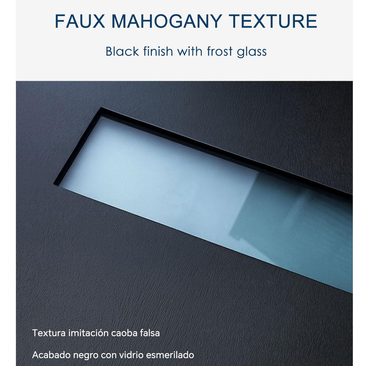 Fiberglass Door with Frosted Glass N99938