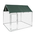 Heavy Duty Outdoor Dog Kennel Galvanized Steel Enclosure L28771