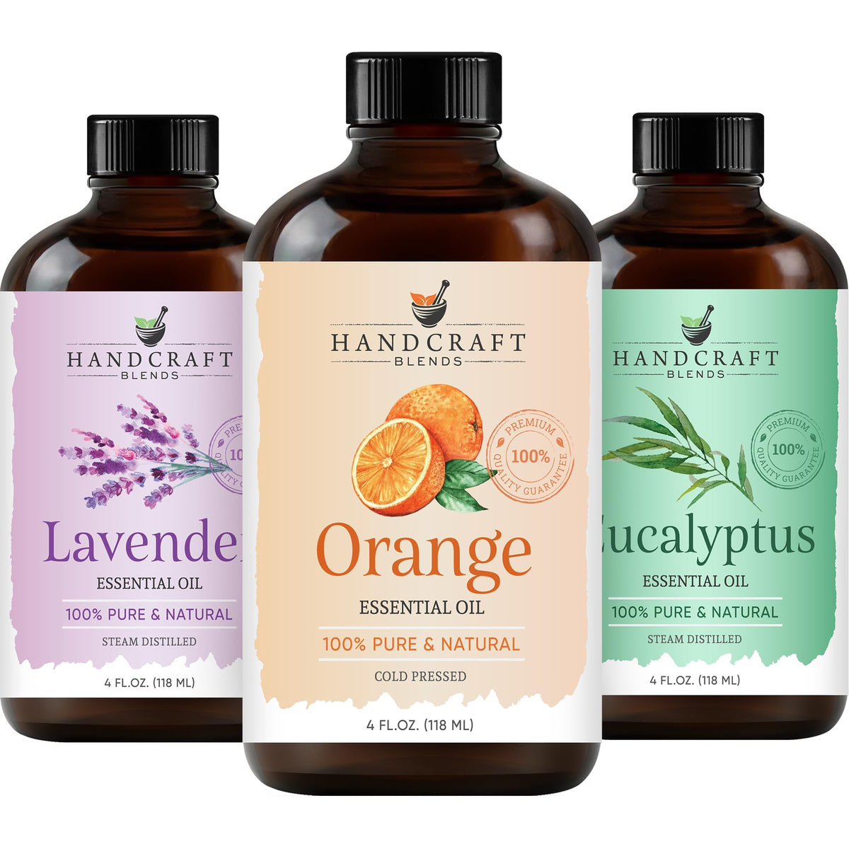 Sweet Orange Eucalyptus and Lavender Essential Oil 4 Fl. Oz X386515