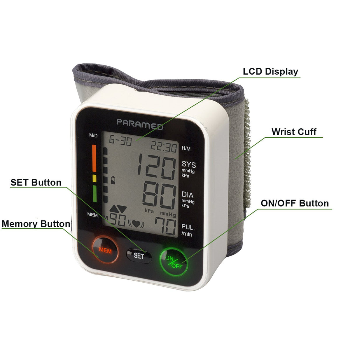 Automatic Wrist Blood Pressure Monitor D837