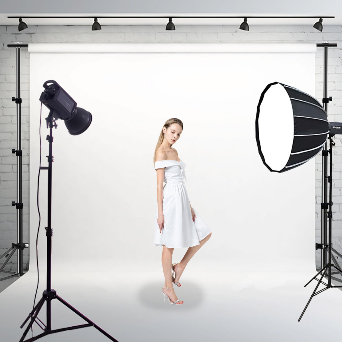Adjustable Photo Backdrop Stand 9ft x 10ft with Carry Bag X756751
