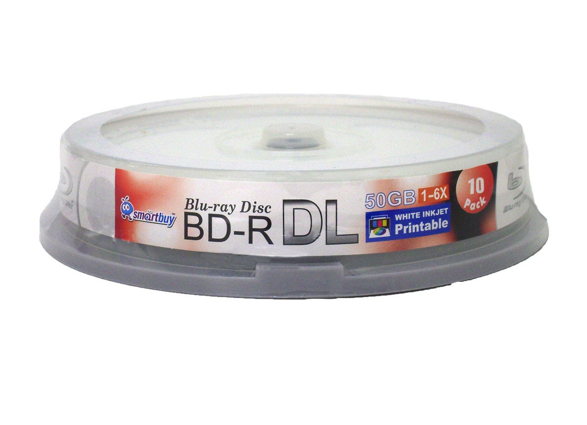 50-disc 50gb 6X Bd-r Dl White Inkjet Hub Printable Blank Disc U194433