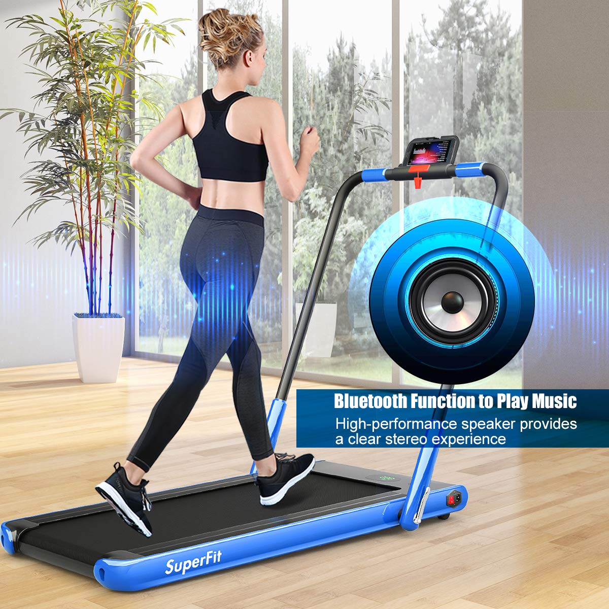 2 in 1 Under Desk Treadmill with Smart App A525