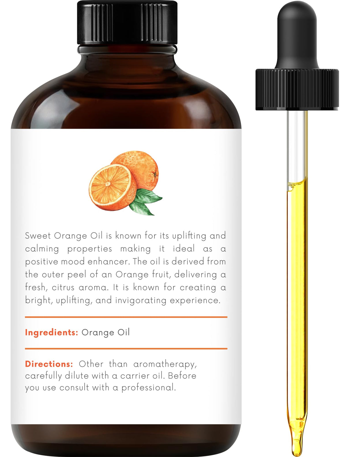Sweet Orange Eucalyptus and Lavender Essential Oil 4 Fl. Oz X386515