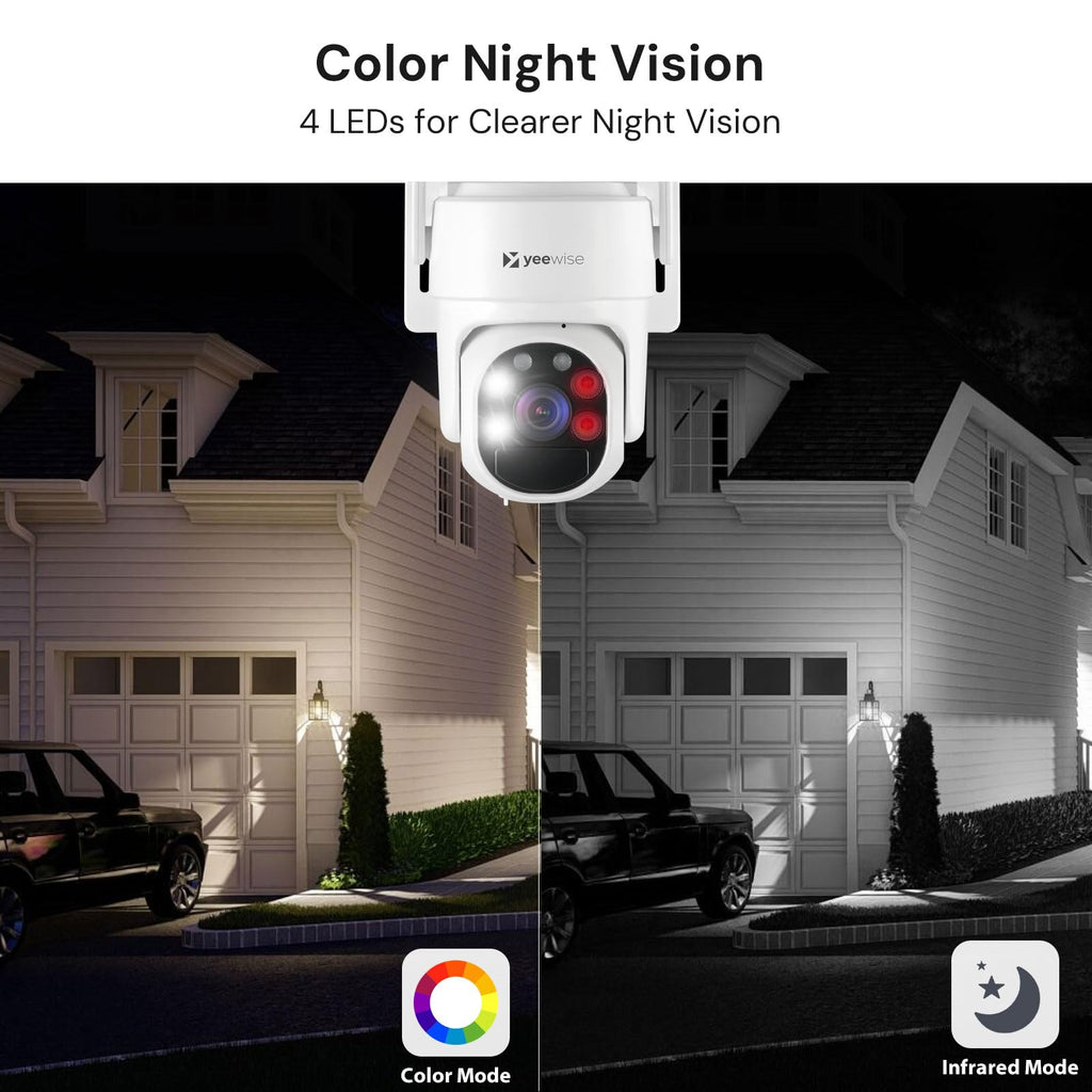 4MP Solar Wireless Security Cameras H1912