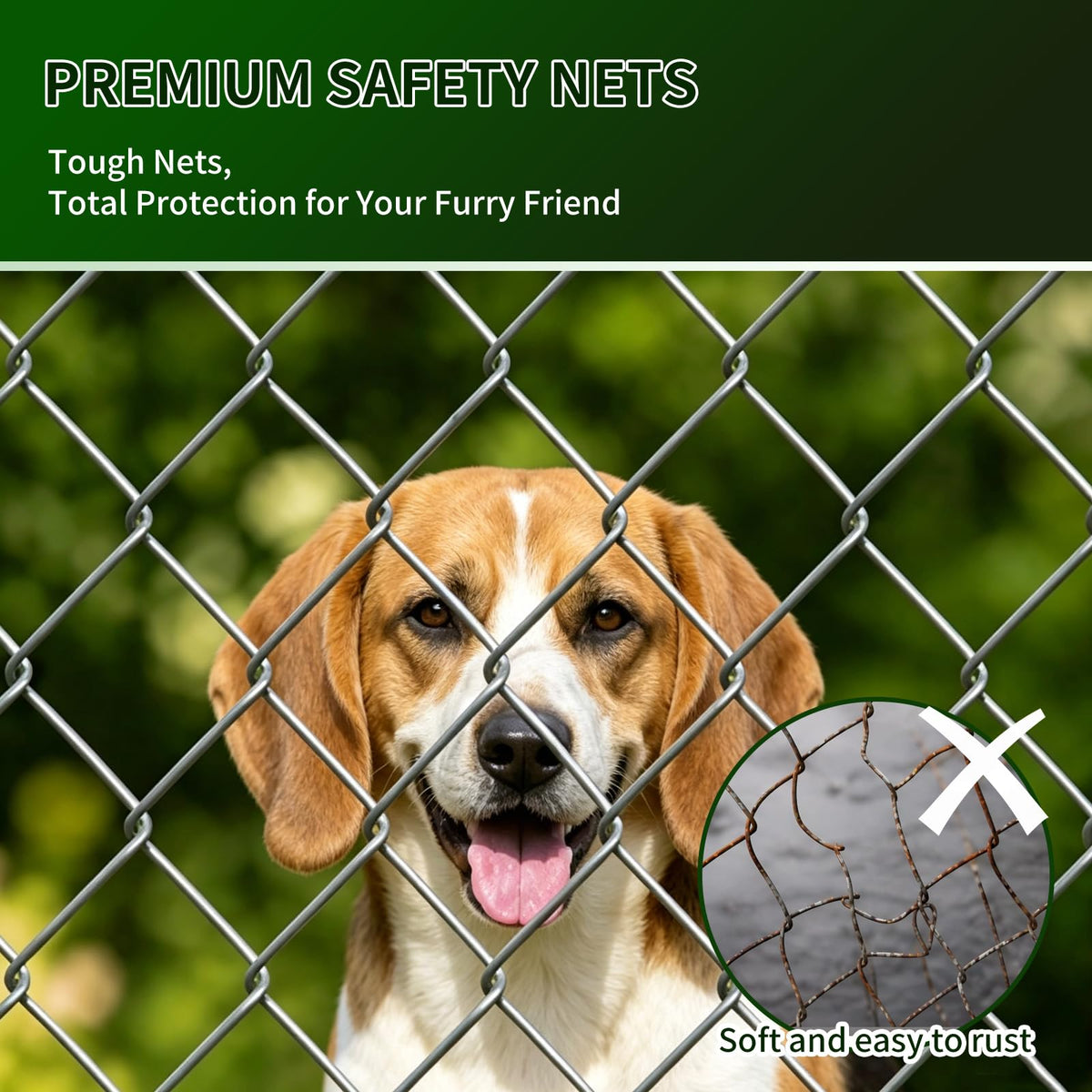 Heavy Duty Outdoor Dog Kennel Galvanized Steel Enclosure L28771