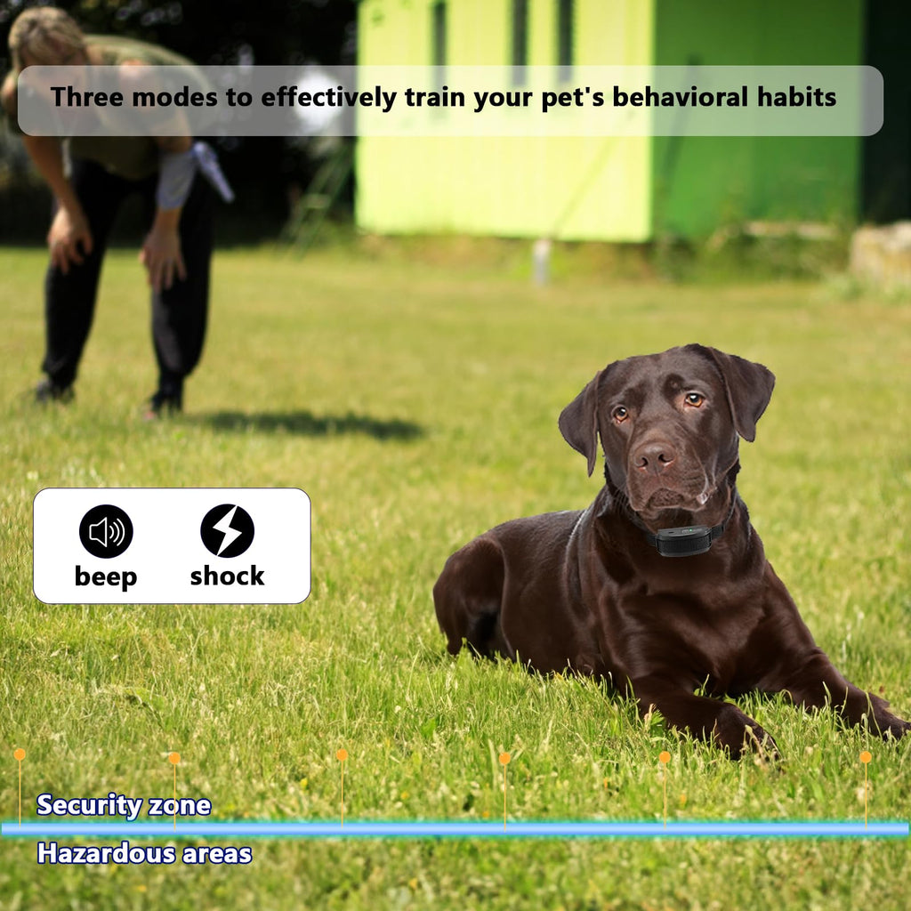 In-Ground Electric Dog Fence System with Waterproof Training Collar B119564