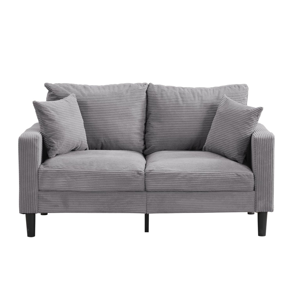 Light Gray 2 Seat Loveseat Sofa V169945