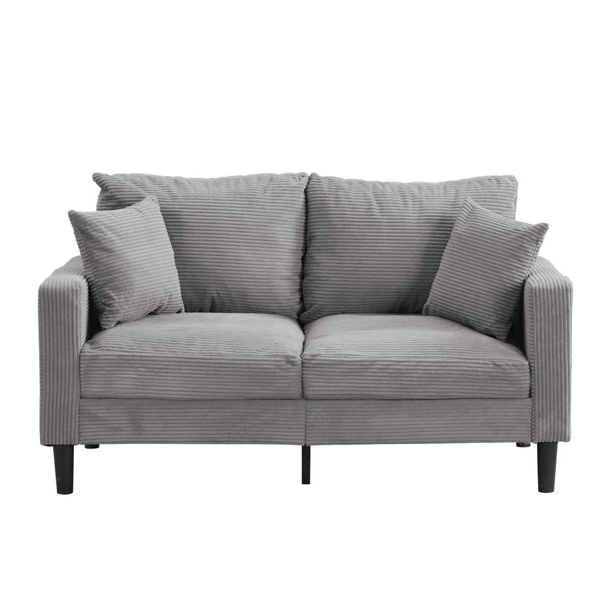 Light Gray 2 Seat Loveseat Sofa V169945