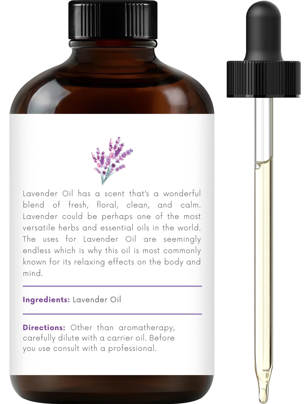 Sweet Orange Eucalyptus and Lavender Essential Oil 4 Fl. Oz X386515