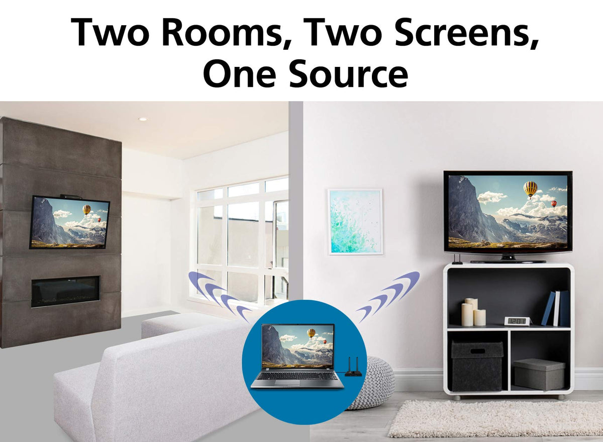 2X2 Wireless HDMI 5GHz Kit Black H8612