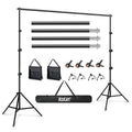 Adjustable Photo Backdrop Stand 9ft x 10ft with Carry Bag X756751