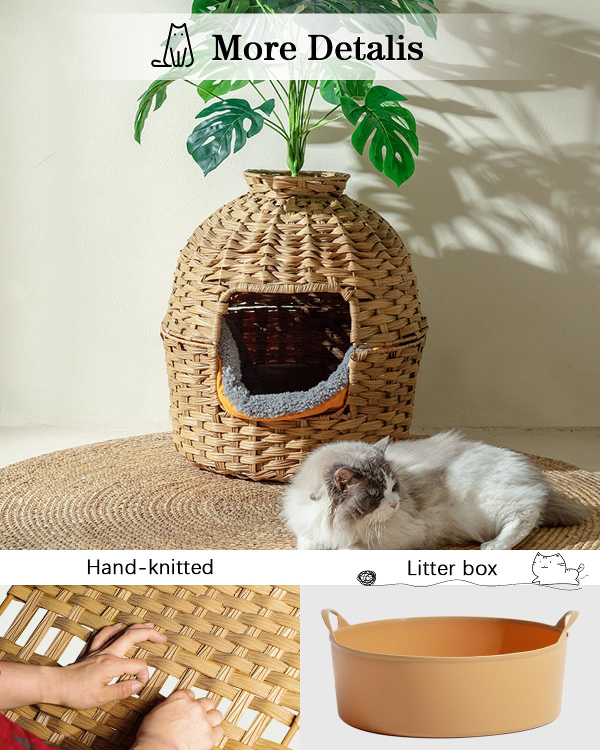 Cat Litter Box Enclosure J691617
