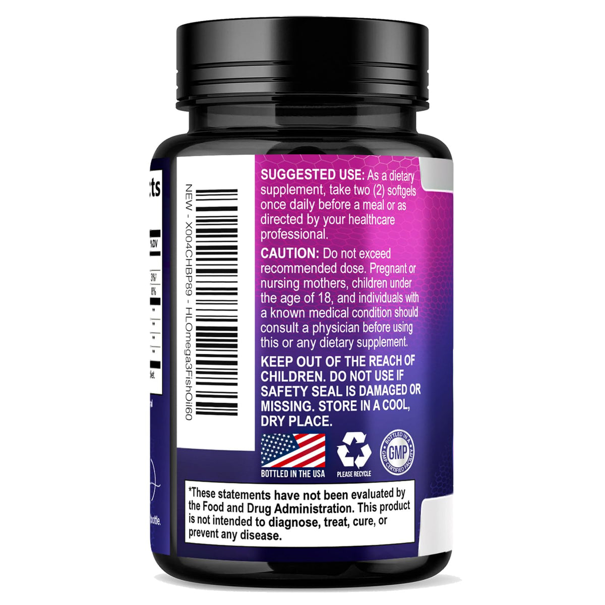 2400mg Omega 3 Fish Oil Softgels Z8726
