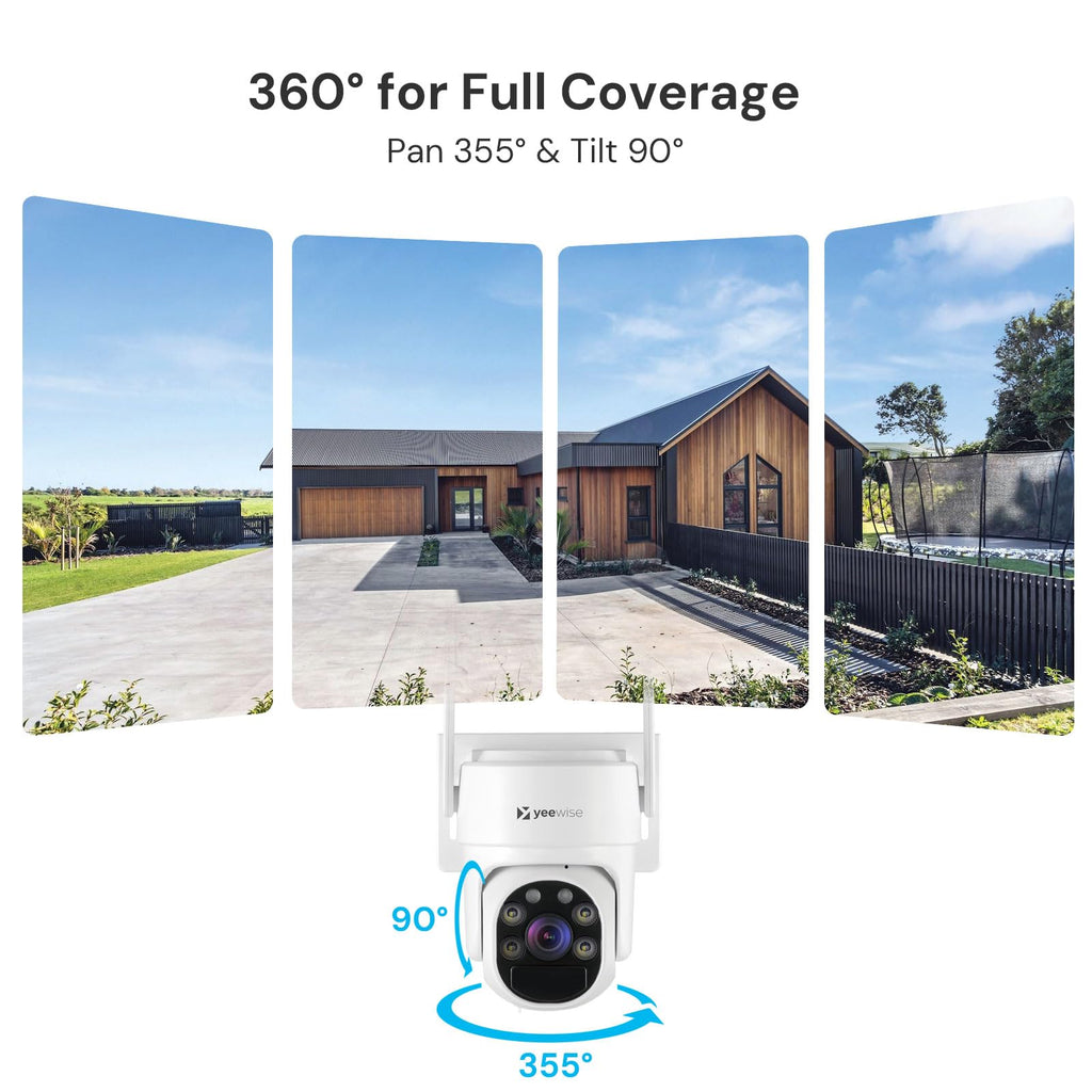 4MP Solar Wireless Security Cameras H1912