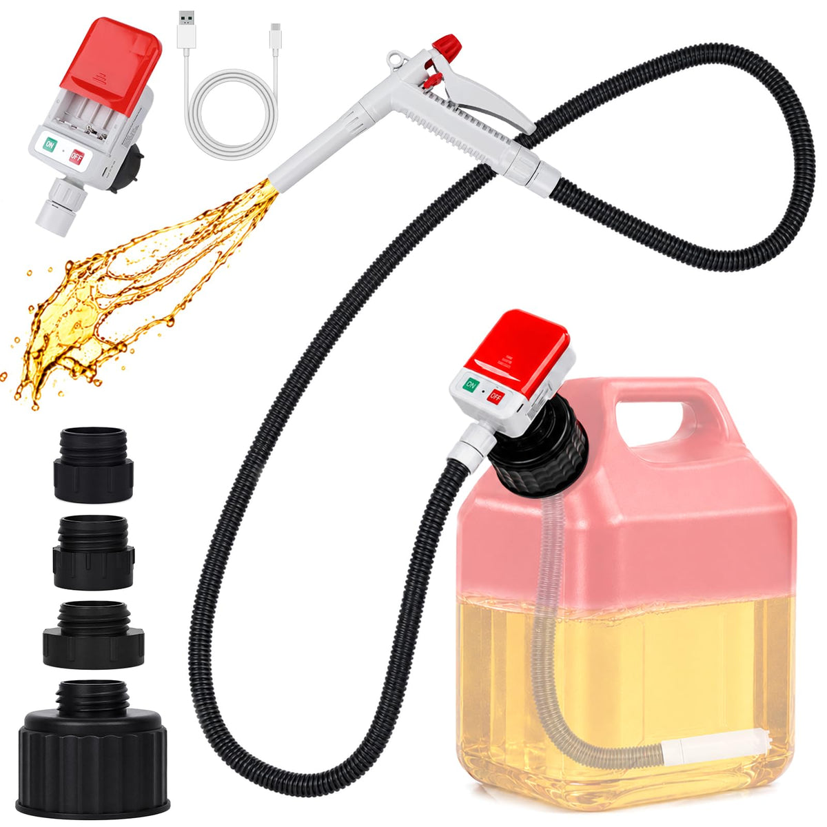 Fuel Transfer Pump with Hand Nozzle R8898