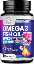 2400mg Omega 3 Fish Oil Softgels Z8726