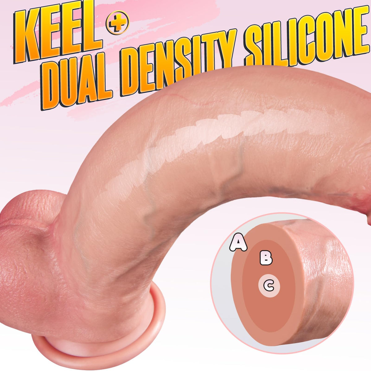 12 inch Dual Density Dildo Z9392