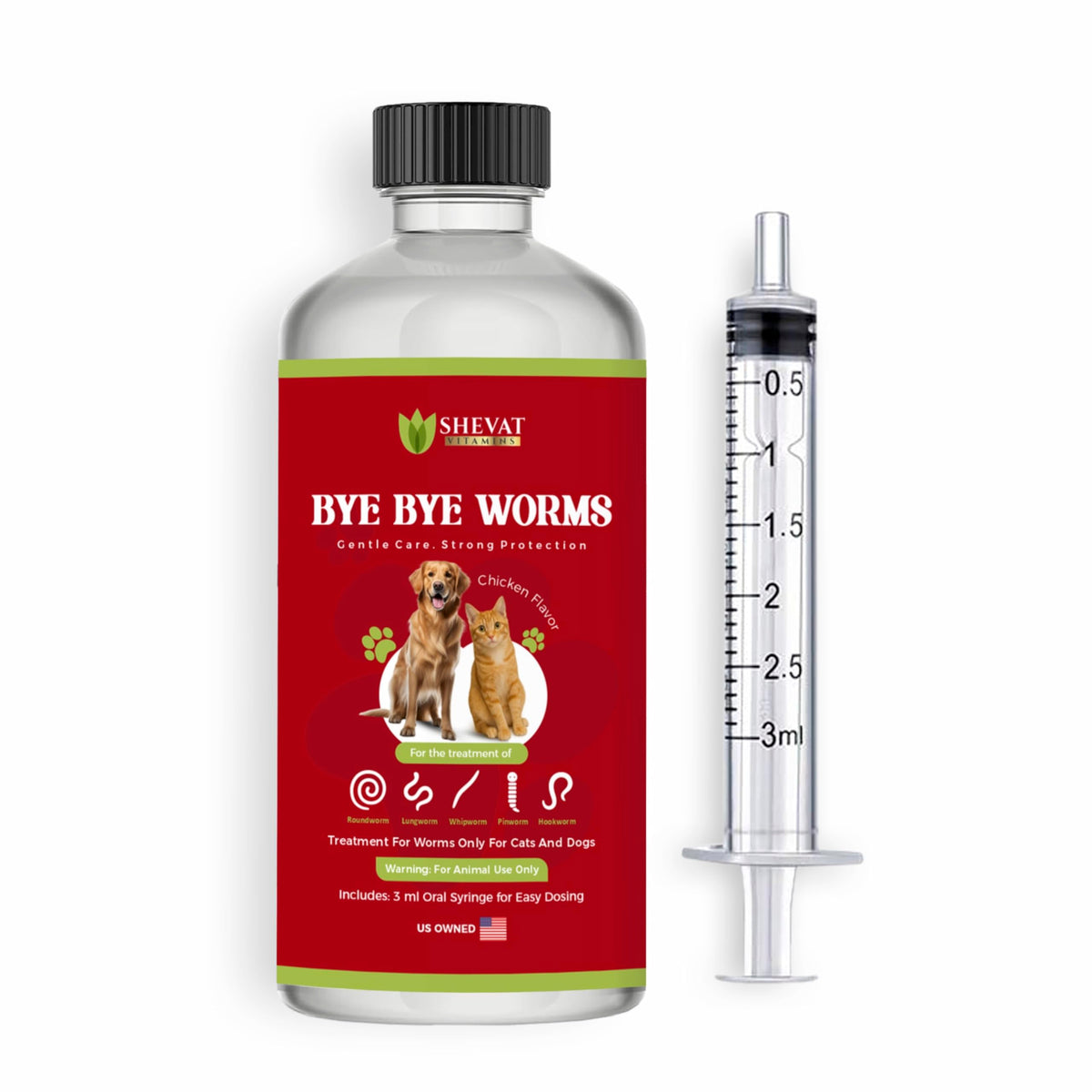 2 oz Chicken Flavor Liquid Dewormer Z193029