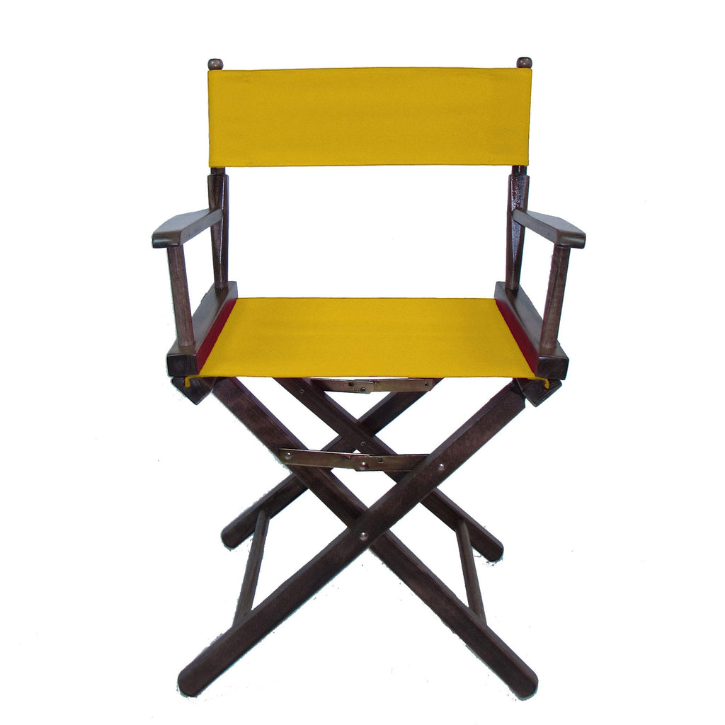 18" Walnut Frame Directors Chair T321