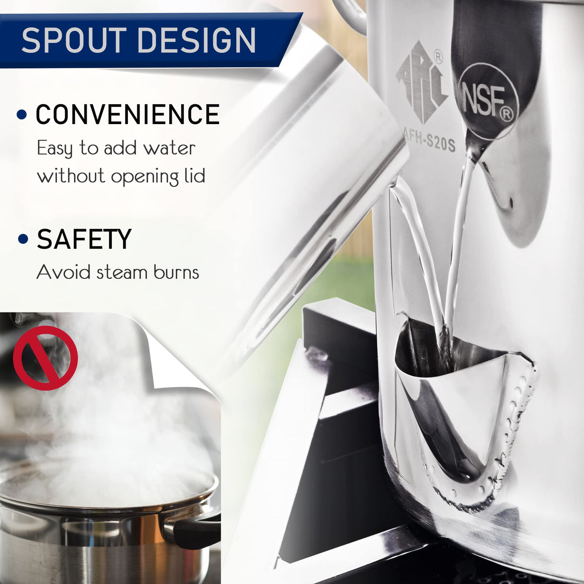 20QT Stainless Steel Tamale Steamer Pot B146396