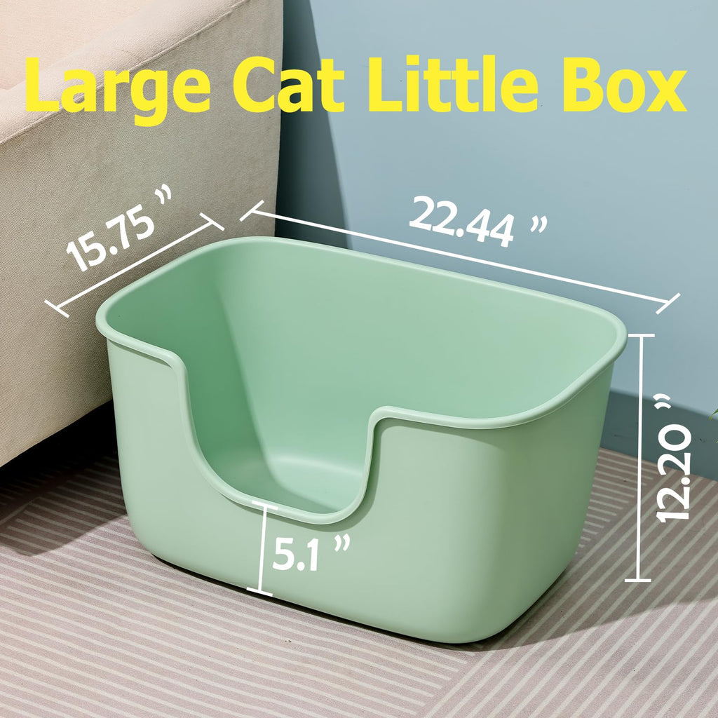Extra Large Low Entry Cat Litter Box with High Sides A496431