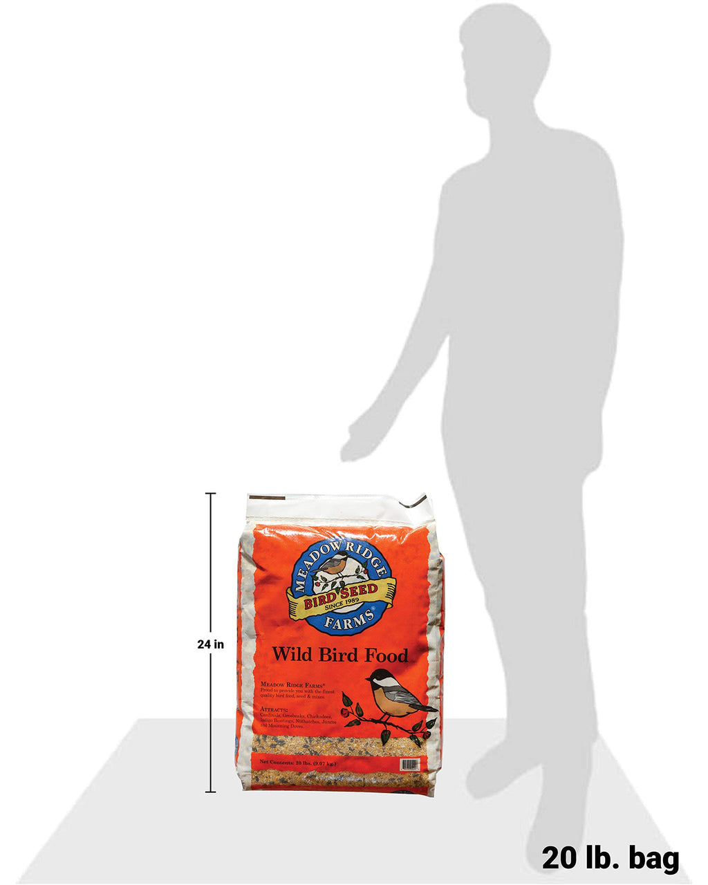Wild Bird Seed Mix, 20-Pound Bag N10025