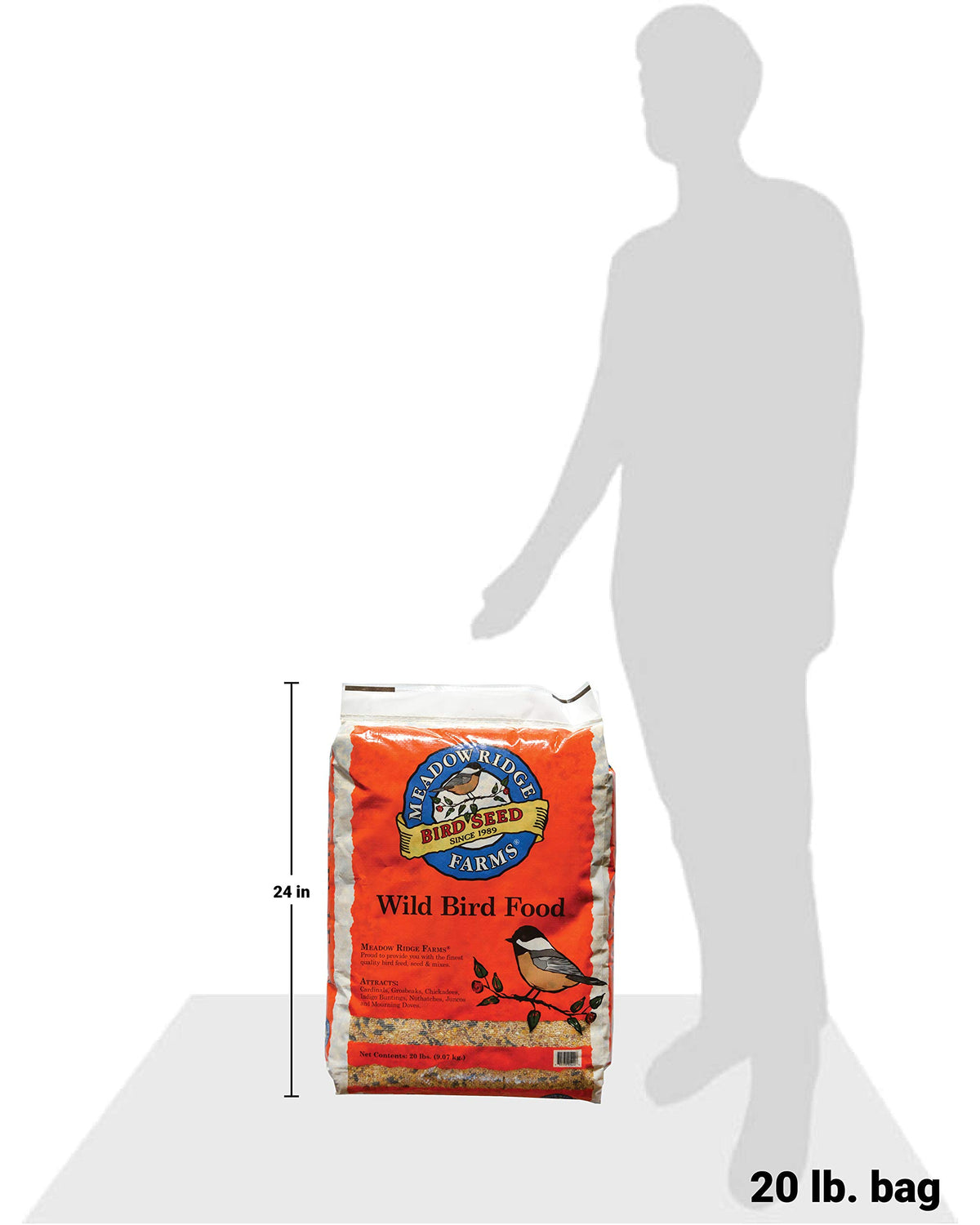 Wild Bird Seed Mix, 20-Pound Bag N10025