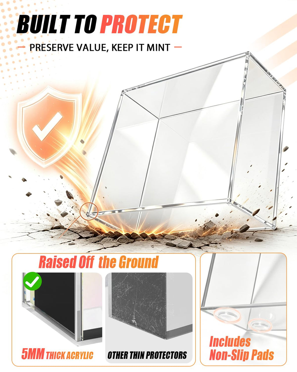 Acrylic ETB Protector Case 3 Pack E3842
