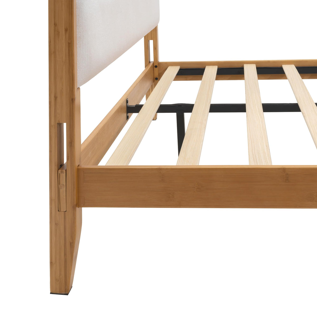 Solid Bamboo Queen Size Bed Frame with Headboard D725