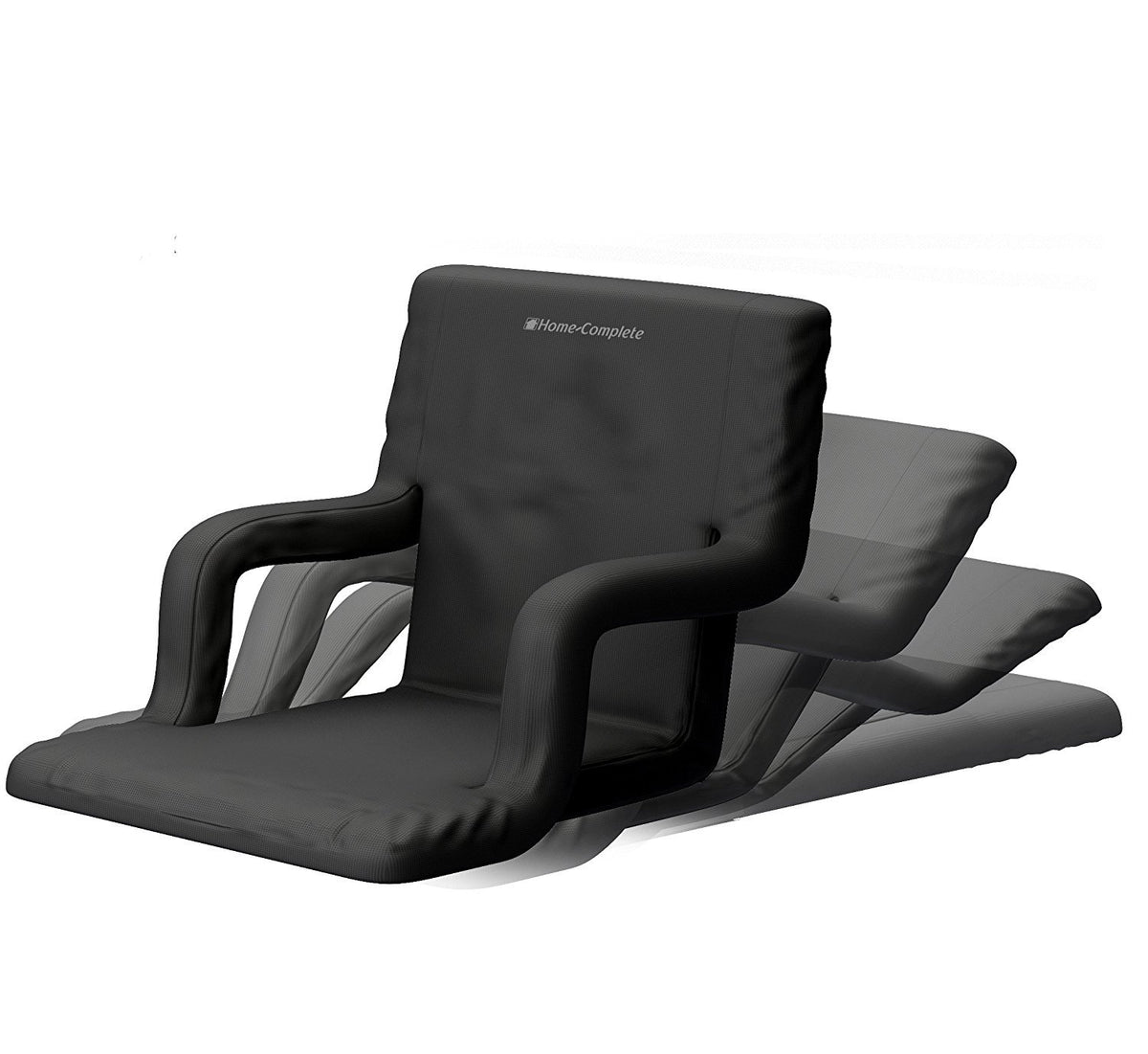 2-Pack Reclining Bleacher Chairs with Back and Cushion U464972
