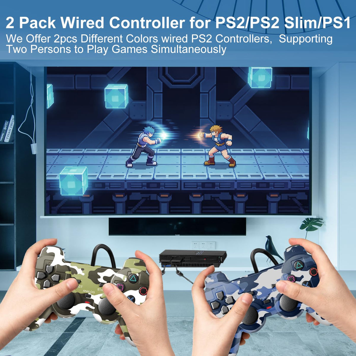 2 Packs Wired Controller U148