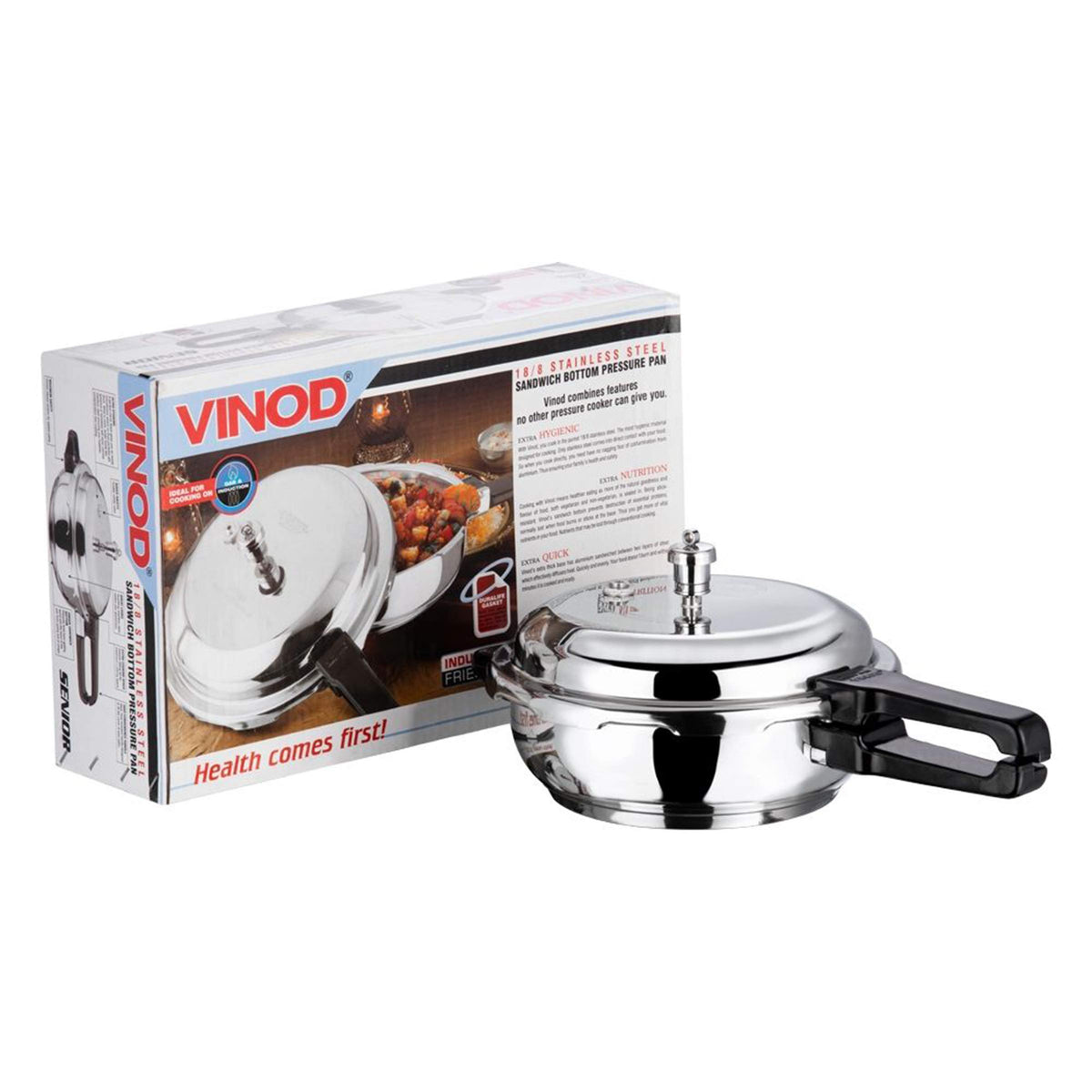Stainless Steel Sandwich Bottom Pressure Pan S629652