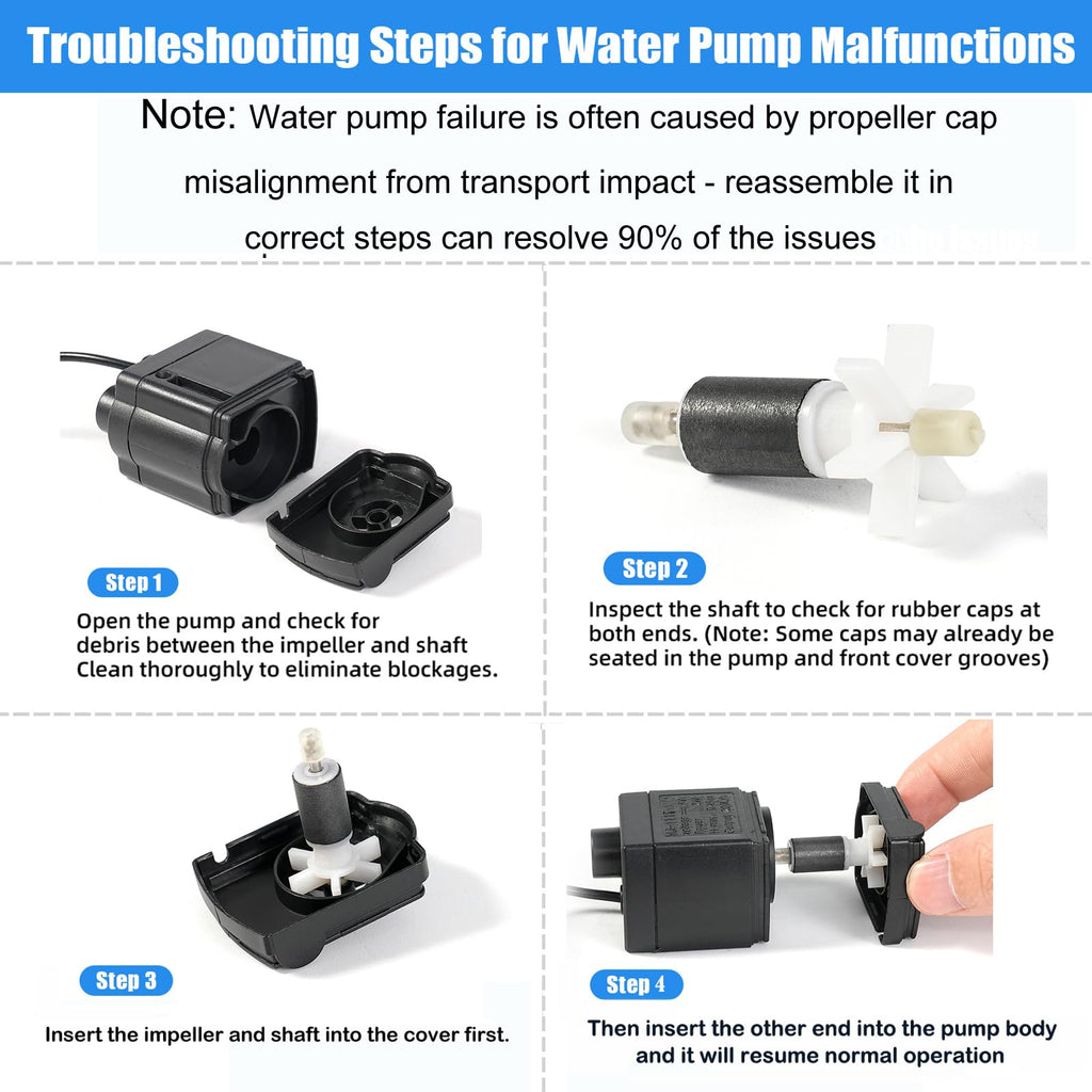 1.2 Gallon Aquarium Starter Kit with LED Light and Water Filter Pump I734